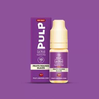E-liquide - Le Pod Liquide Fruits Rouges Glacés - 10ml - PULP Nic Salt