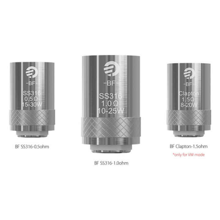 Résistance BF Cubis SS316 par boîte de 5pcs - Joyetech