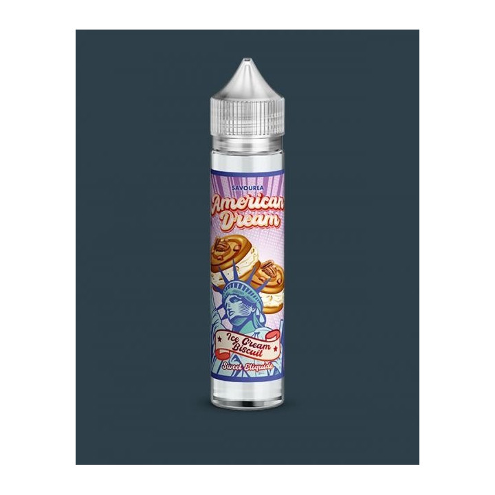 Ice Cream Biscuit 40/60 - 50ml(0mh) - American Dream - Savourea