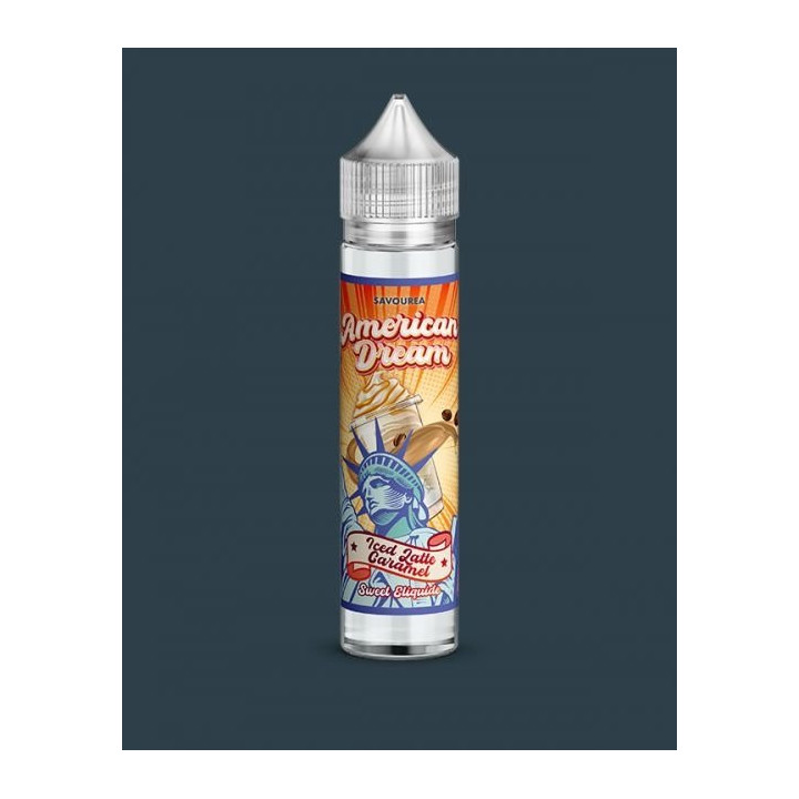 Iced Latte Caramel 40/60  - 50ml(0mg) - American Dream - Savourea