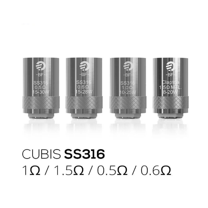 Résistance BF Cubis SS316 par boîte de 5pcs - Joyetech
